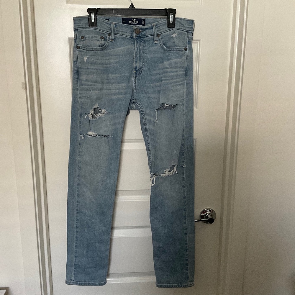 Hollister Epic Flex Skinny Fit Distressed Jeans - Size 30x30